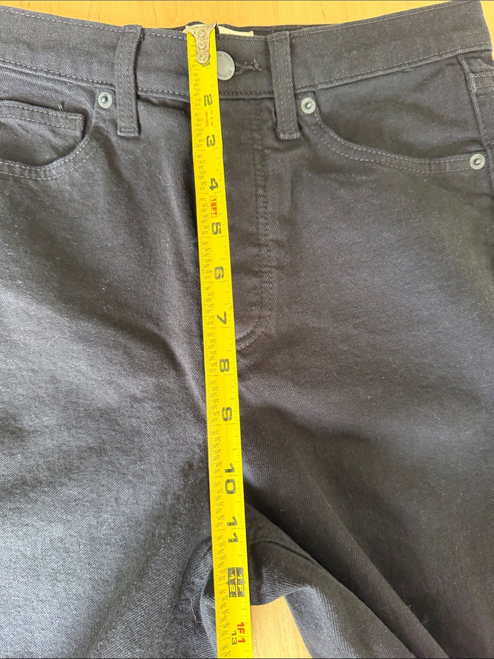 Universal Thread Black Highest Straight Jeans - Picture 5 of 9